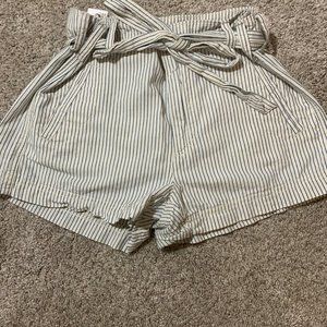 American Eagle High-Rise Tie Shorts